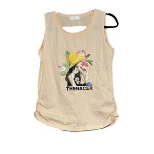 Spring Story Embellished Tank Top Summer New With Tags Med/Large